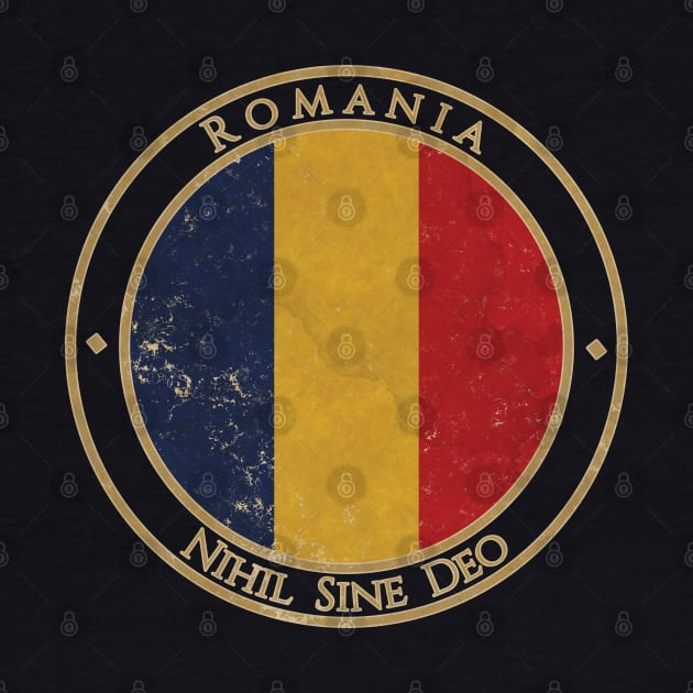Vintage Romania Europe European EU Flag by DragonXX